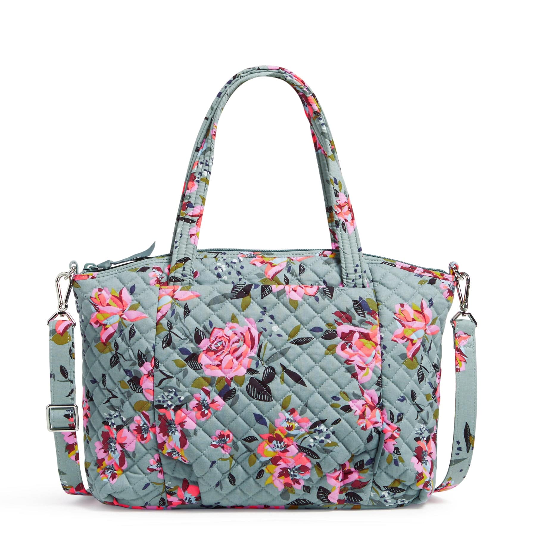 Pleated Multi-Strap Satchel