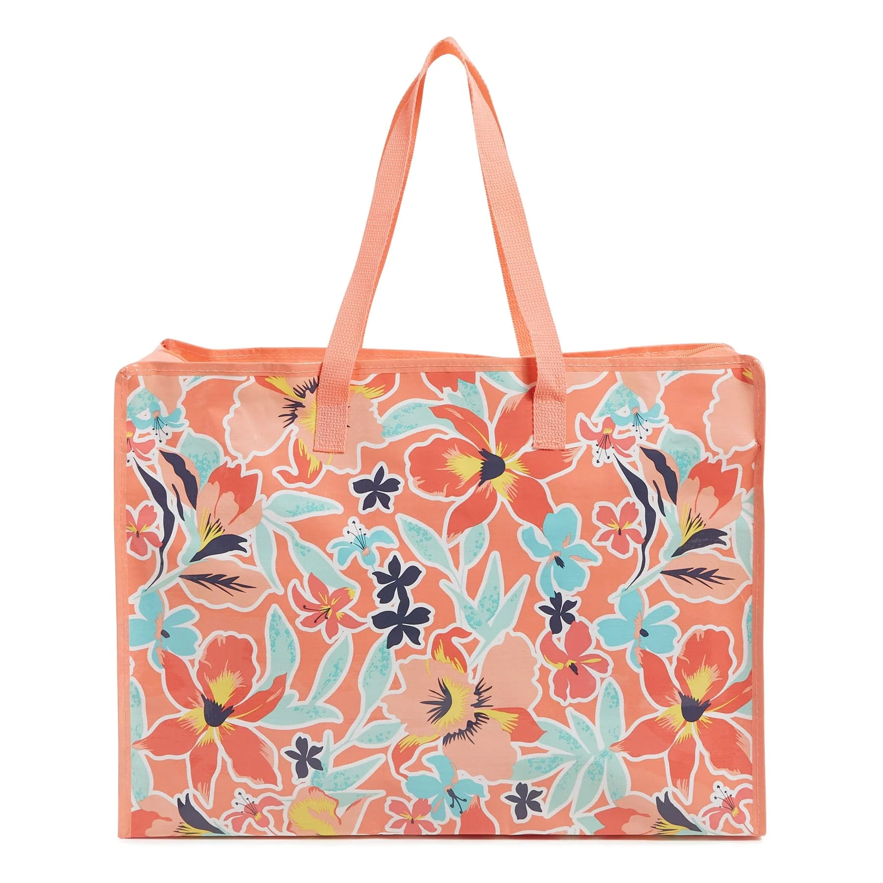 Outlet Zip-Top Market Tote Bag