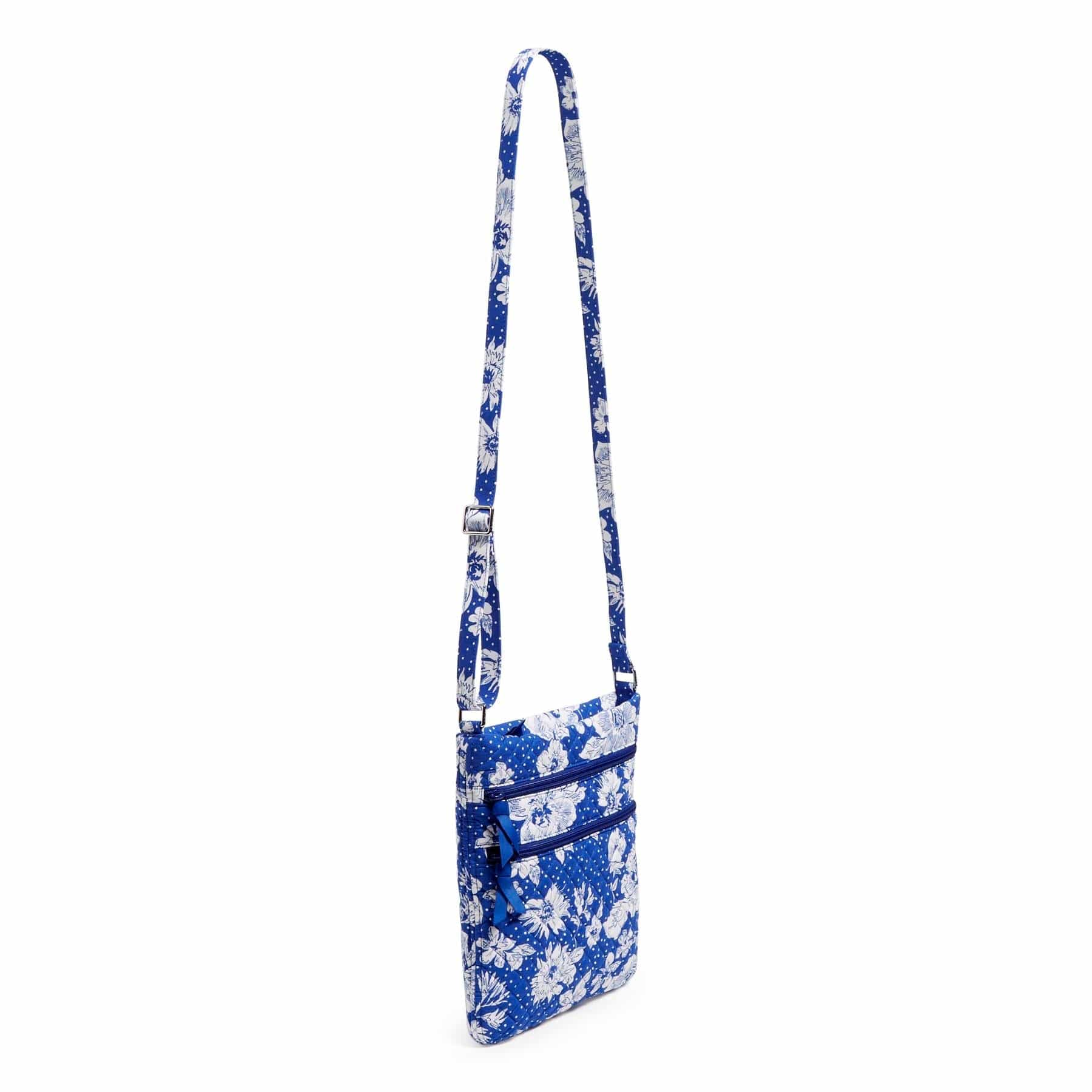 Triple Zip Hipster Crossbody Bag