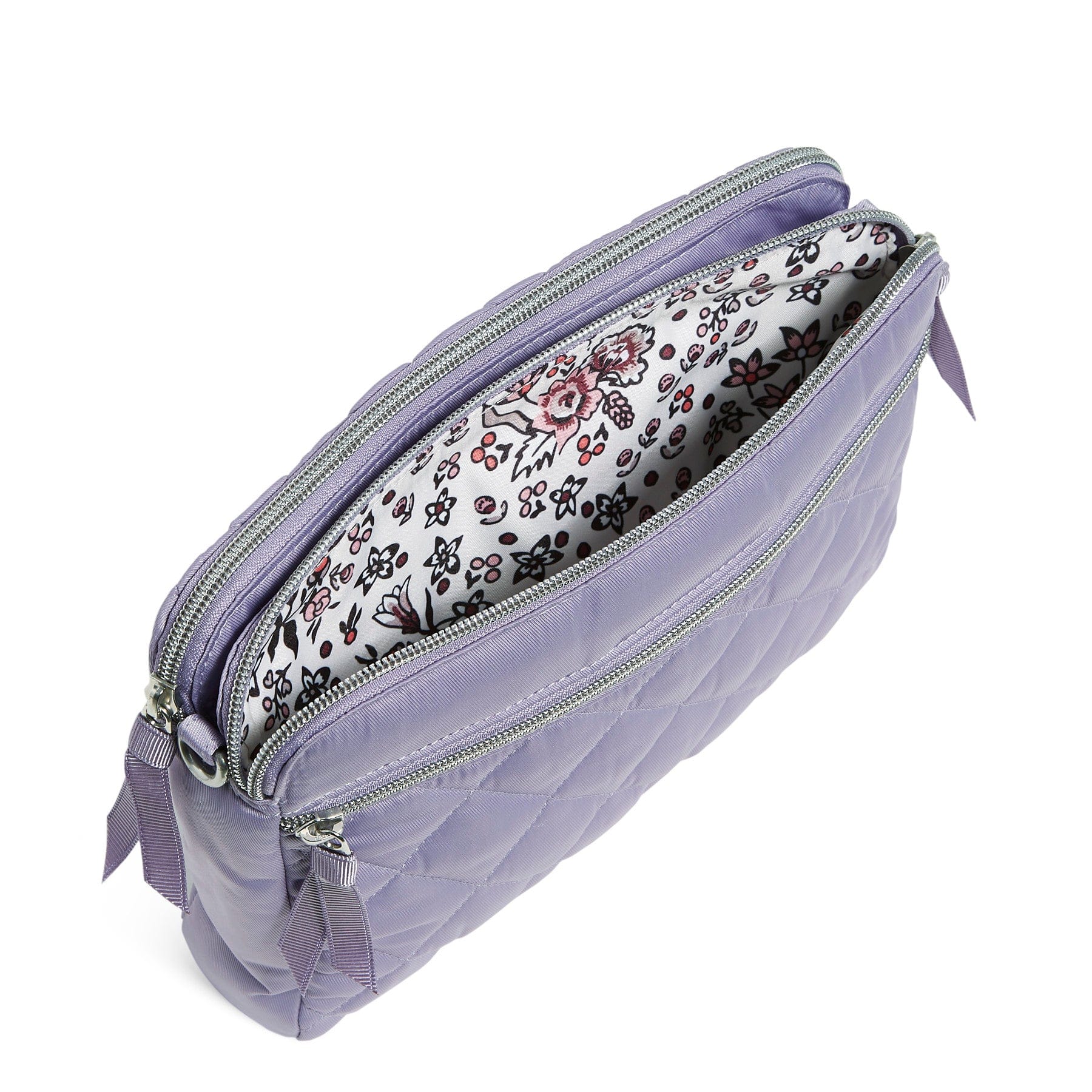 Triple Compartment Crossbody Bag
