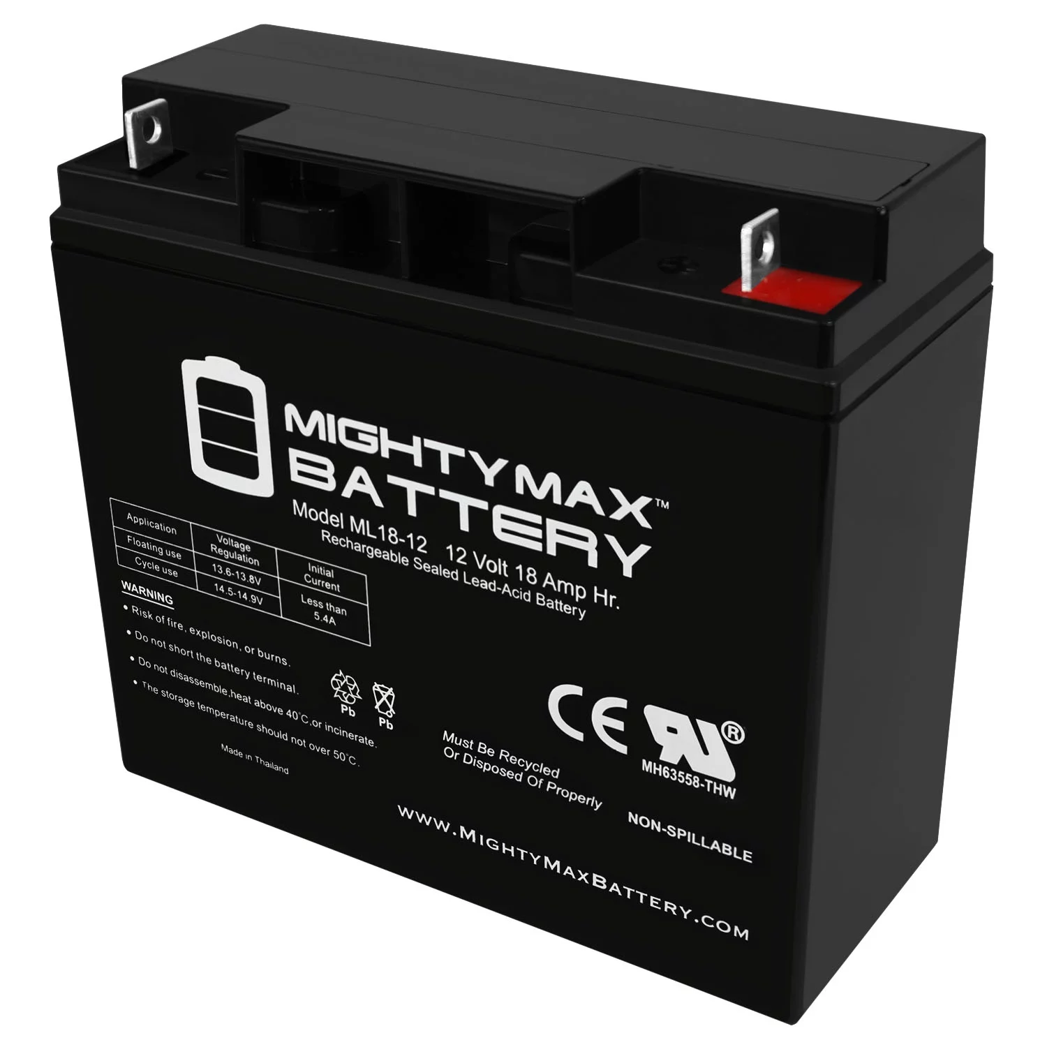 12V 18AH SLA Battery for Powerstar Solar Booster PAC ES1230 - Thrifty Finds General Store