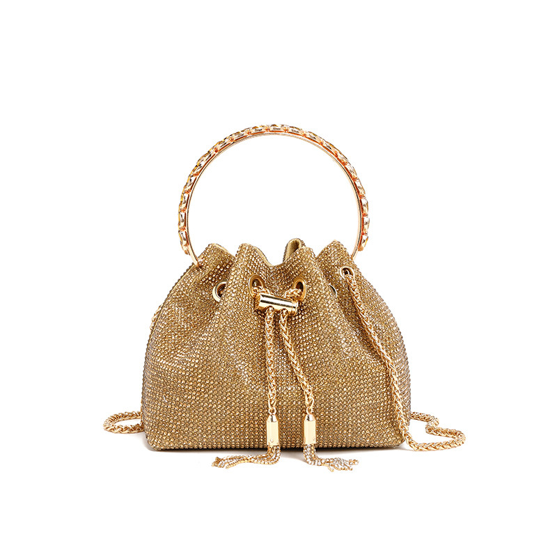 High quality luxury full star river Moissan diamond handbag, Handmade with 999 Moissan Diamonds