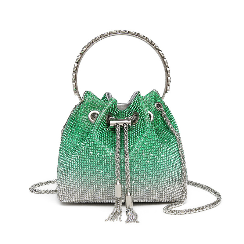 High quality luxury full star river Moissan diamond handbag, Handmade with 999 Moissan Diamonds