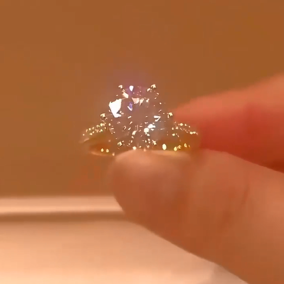 🎁🔥925 Sterling Silver Full Star River Moissan Diamond Ring, Handmade with 266 Moissan Diamonds