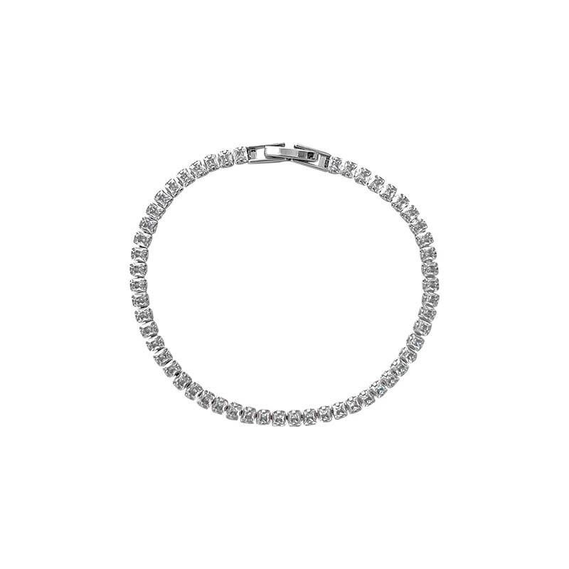 925 Sterling Silver Full Star River Moissan Diamond Bracelet, Handmade with 266 Moissan Diamonds