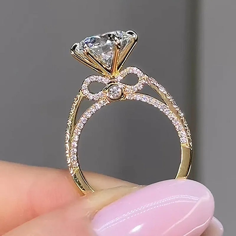 🎁🔥925 Sterling Silver Full Star River Moissan Diamond Ring, Handmade with 266 Moissan Diamonds
