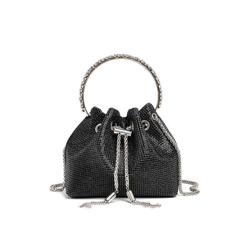 High quality luxury full star river Moissan diamond handbag, Handmade with 999 Moissan Diamonds