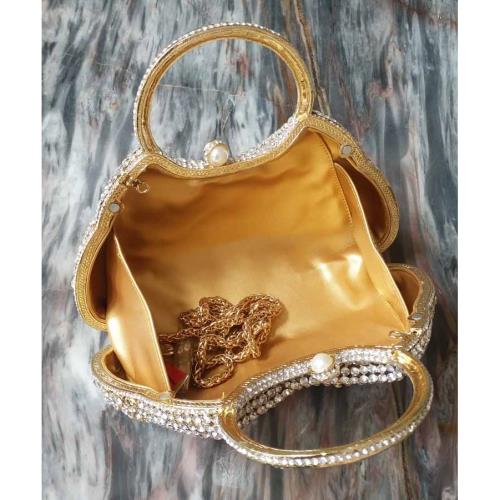 High quality luxury full star river Moissan diamond handbag, Handmade with 999 Moissan Diamonds