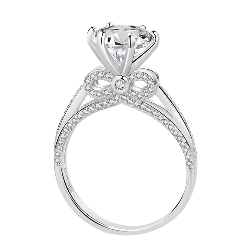🎁🔥925 Sterling Silver Full Star River Moissan Diamond Ring, Handmade with 266 Moissan Diamonds