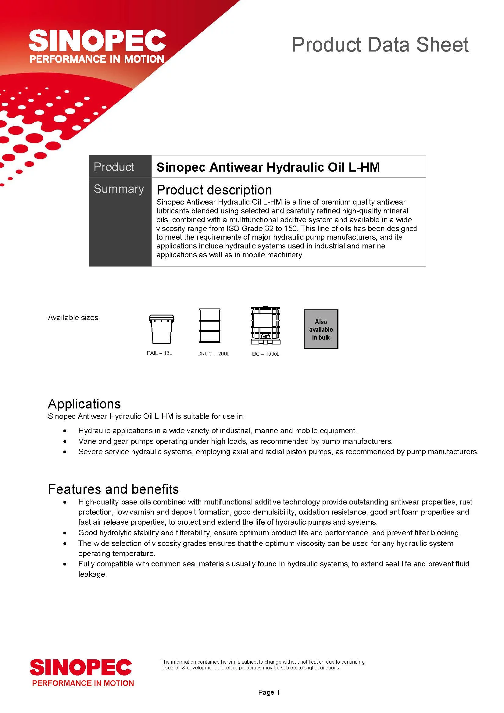AW 68 Premium Anti-wear Hydraulic Oil Fluid - 55 Gallon Drum (200L - 52.83 GAL)