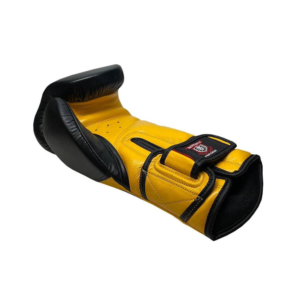 Invincible Fight Gear Professional Hook and Loop Leather Training Boxing Gloves v2.0 - Ideal for Boxing. Kickboxing. Muay Thai. MMA for Men Women and Kids