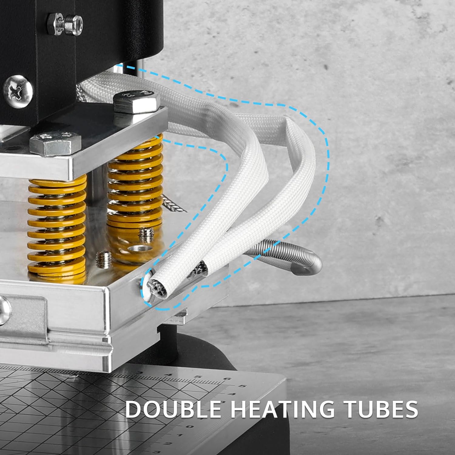 Hot Foil Stamping Machine 10x13cm with U-Slot & Movable Table. 110V Digital Embossing Machine Manual Tipper Stamper for PVC Wood PU Leather Logo