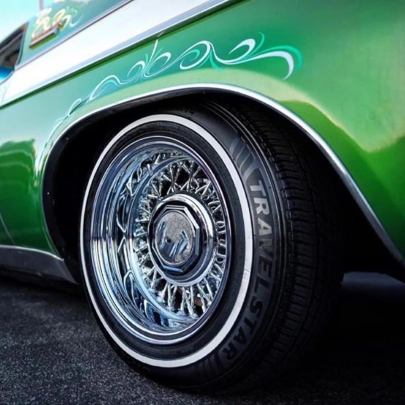 Travelstar UN106 All Season Tire 215/75R15 100S Passenger Tire 215/75/15.White Wall 18mm(Tire Only)