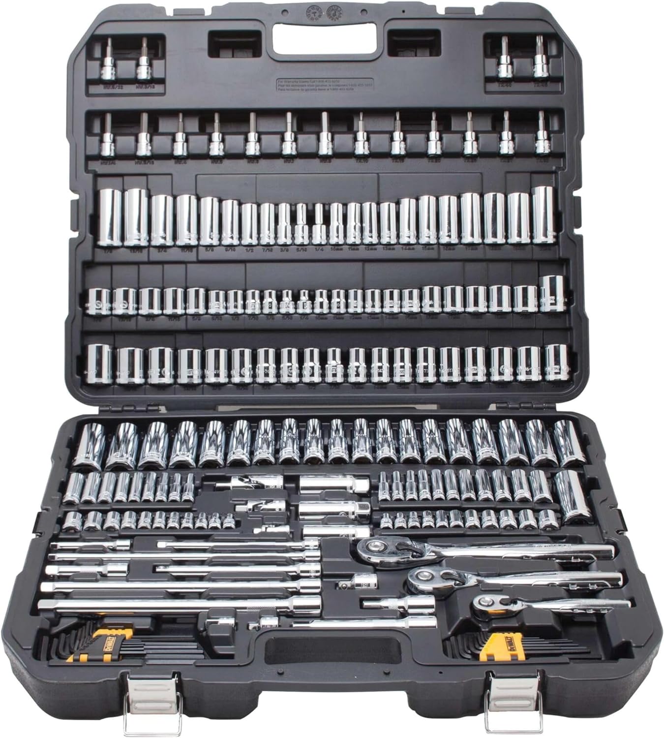 Mechanics Tool Set. SAE and Metric. 1/2. 1/4. 3/8 Drive Sizes. 192-Piece (DWMT75049)