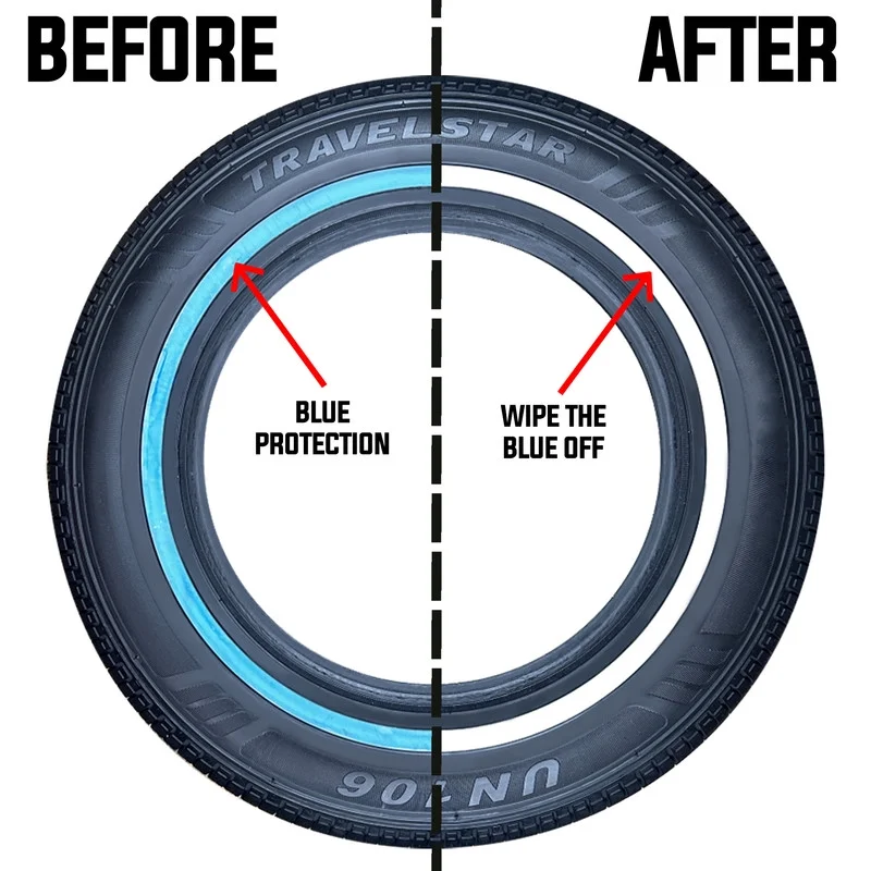 Travelstar UN106 All Season Tire 215/75R15 100S Passenger Tire 215/75/15.White Wall 18mm(Tire Only)