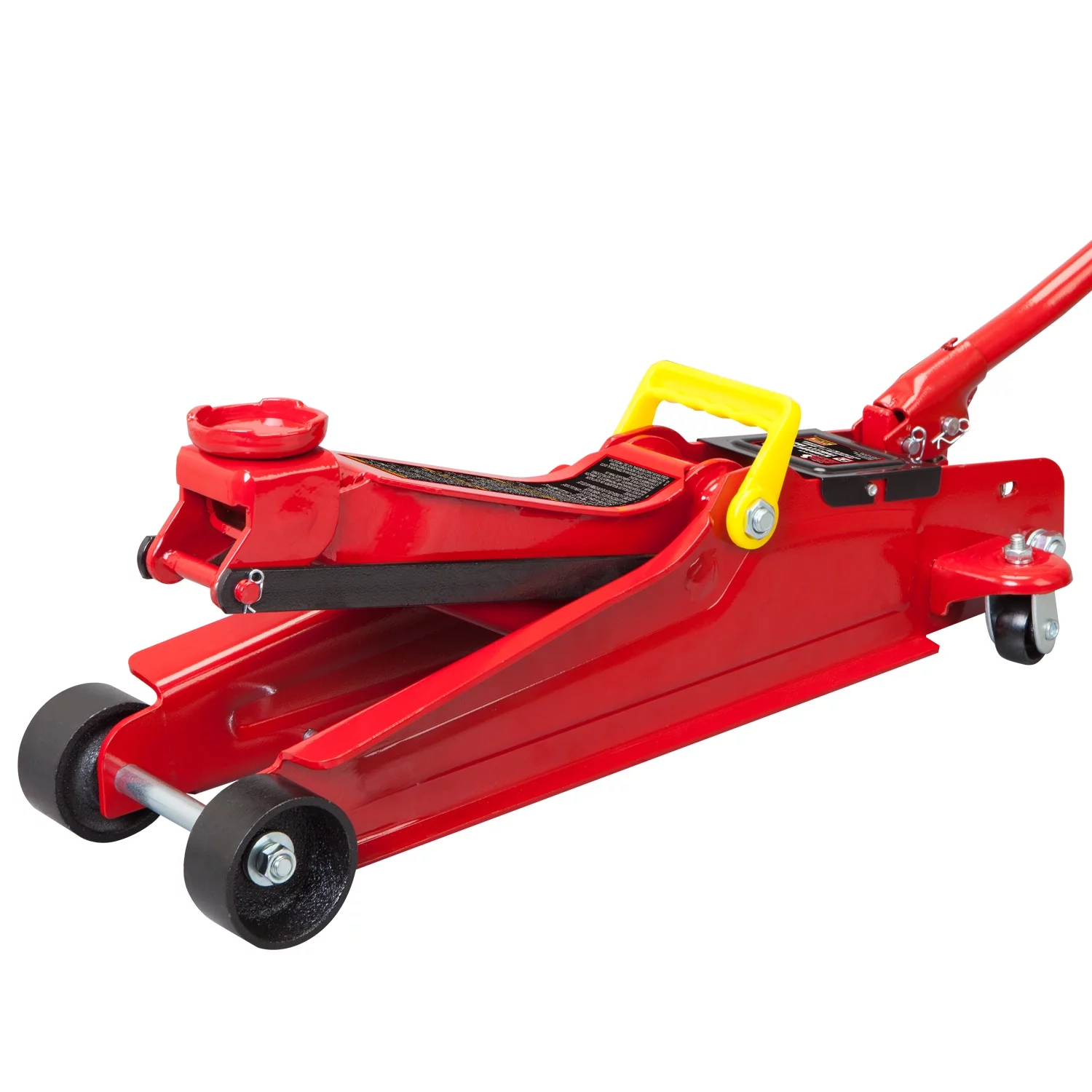 Big Red 2.5 Ton Hydraulic Low Profile Trolley Floor Jack with Dual Piston Quick Lift Pump.Red. W8255
