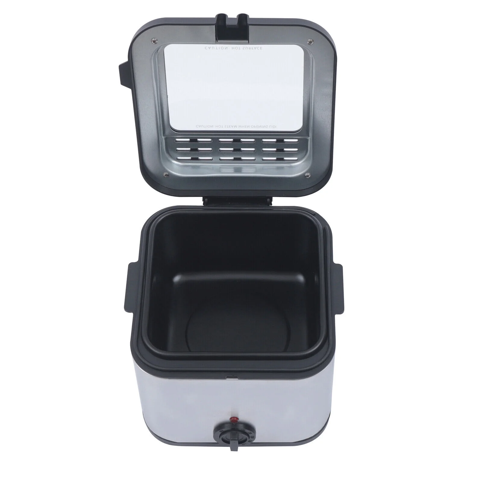 1000W 2.5L Deep Fryer With Basket Small Fryer w/ View Window. Oil Dripping Hook