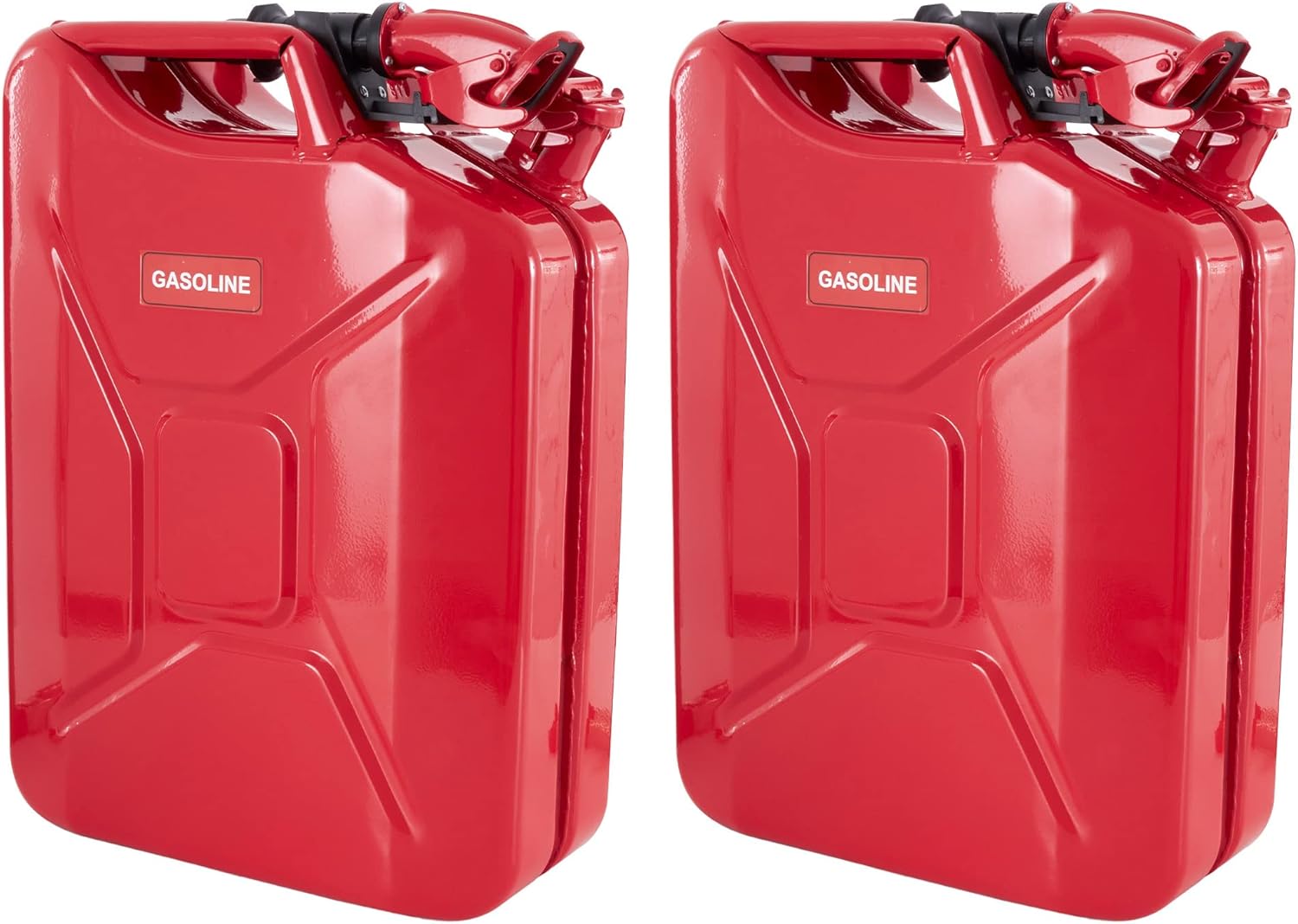 3009 5.3 Gallon 20 Liter Authentic CARB Jerry Can with Spout. Red