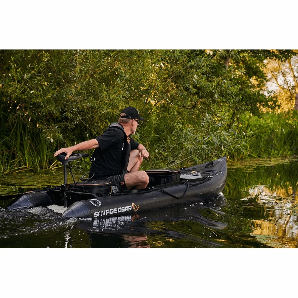 2 Person Inflatable Kayak Fishing PVC Boat - 130'' x 43'' x 11.8'' with Aluminum Alloy Seat. Paddle. Inflatable Mat. Repair Kit. Fin