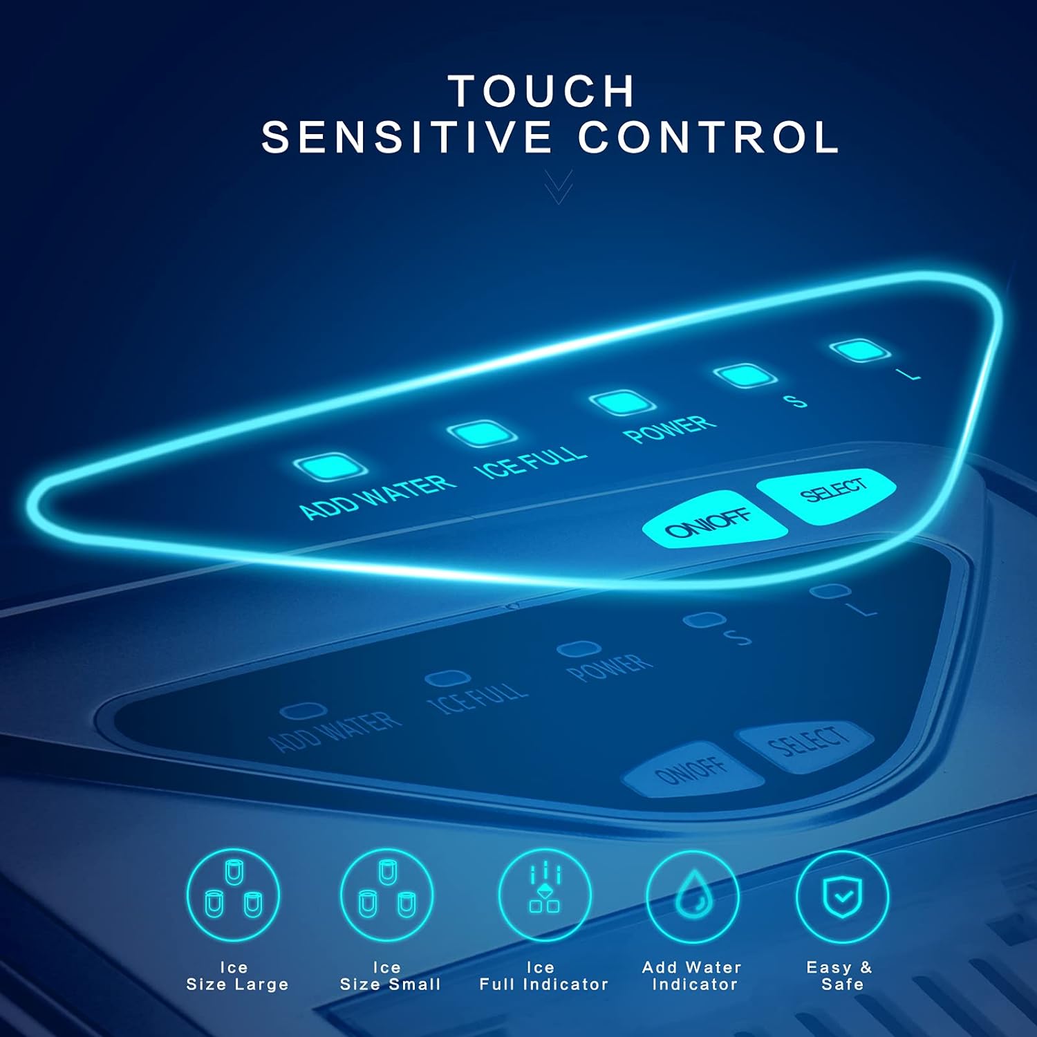 Ice Makers Countertop. Self-Cleaning Function. Portable Electric Ice Cube Maker Machine. 9 Pellet Ice Ready in 6 Mins. 26lbs 24Hrs with Ice Bags and Scoop Basket for Home Bar Camping RV(Black)