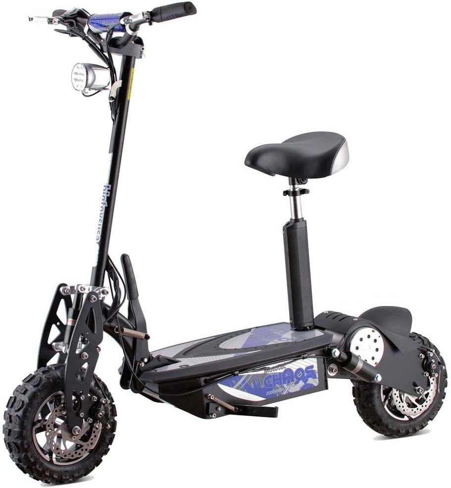 2000w 60v 15ah Lithium 32 MPH Electric Scooter Folding Frame Seat Included