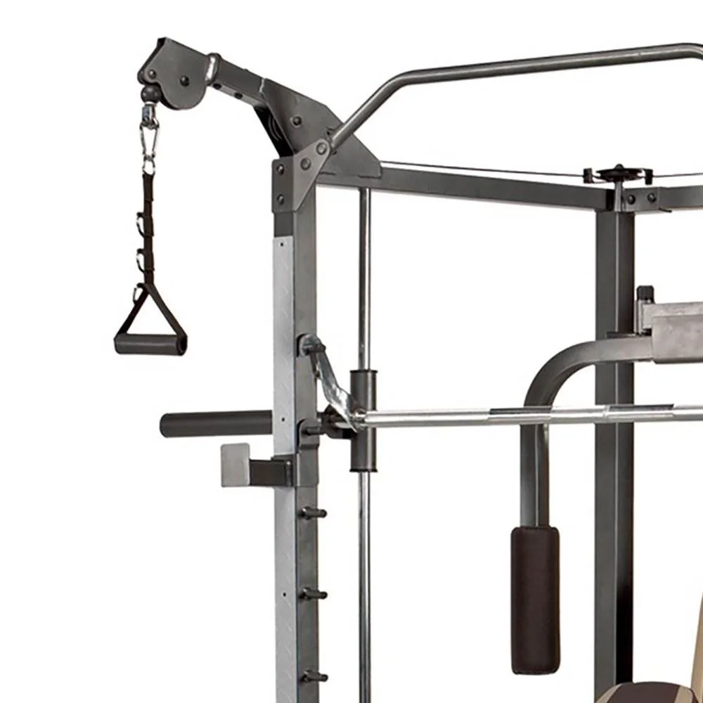 Marcy Combo Heavy Duty Full Body Home Exercise Gym Equipment. Gray/Brown