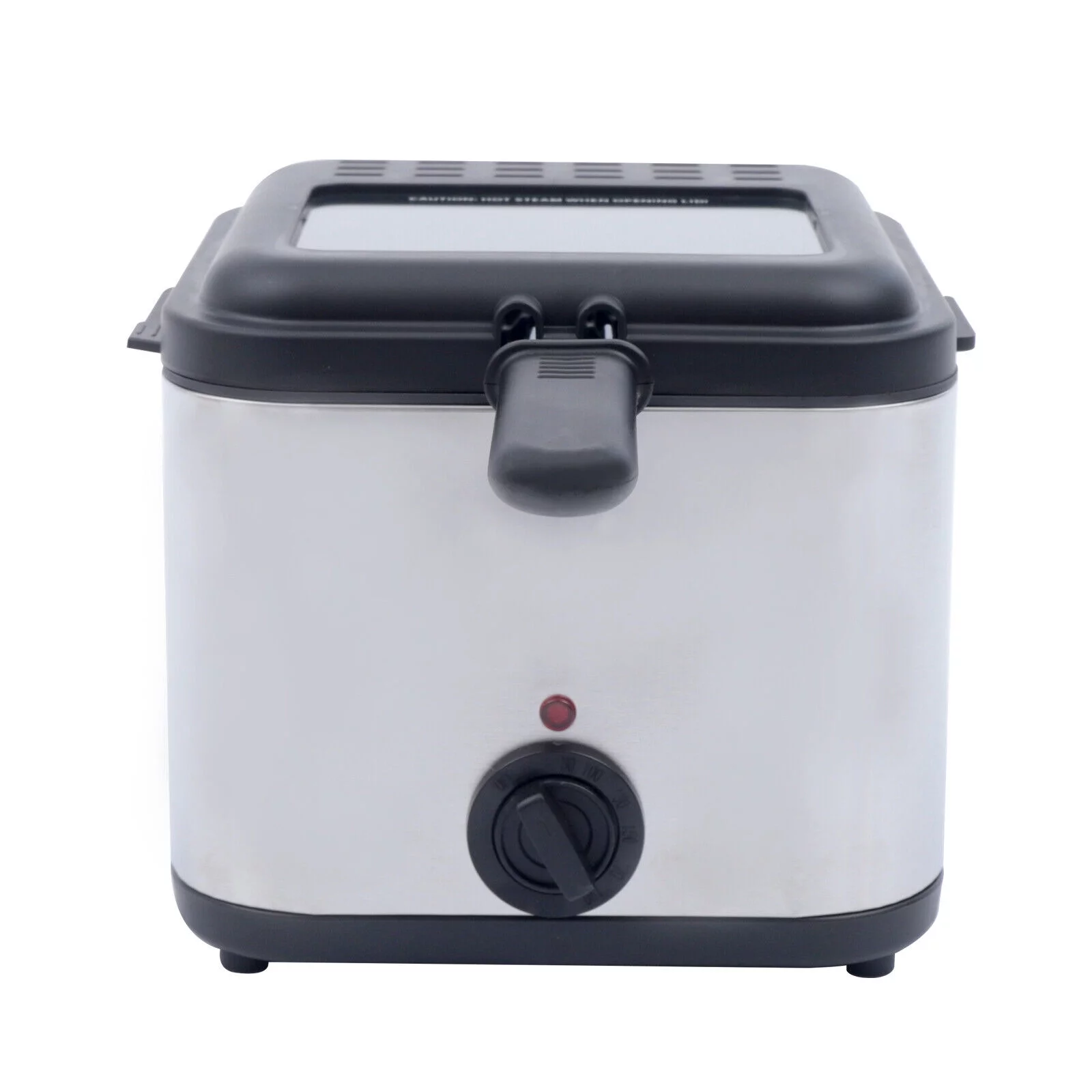 1000W 2.5L Deep Fryer With Basket Small Fryer w/ View Window. Oil Dripping Hook