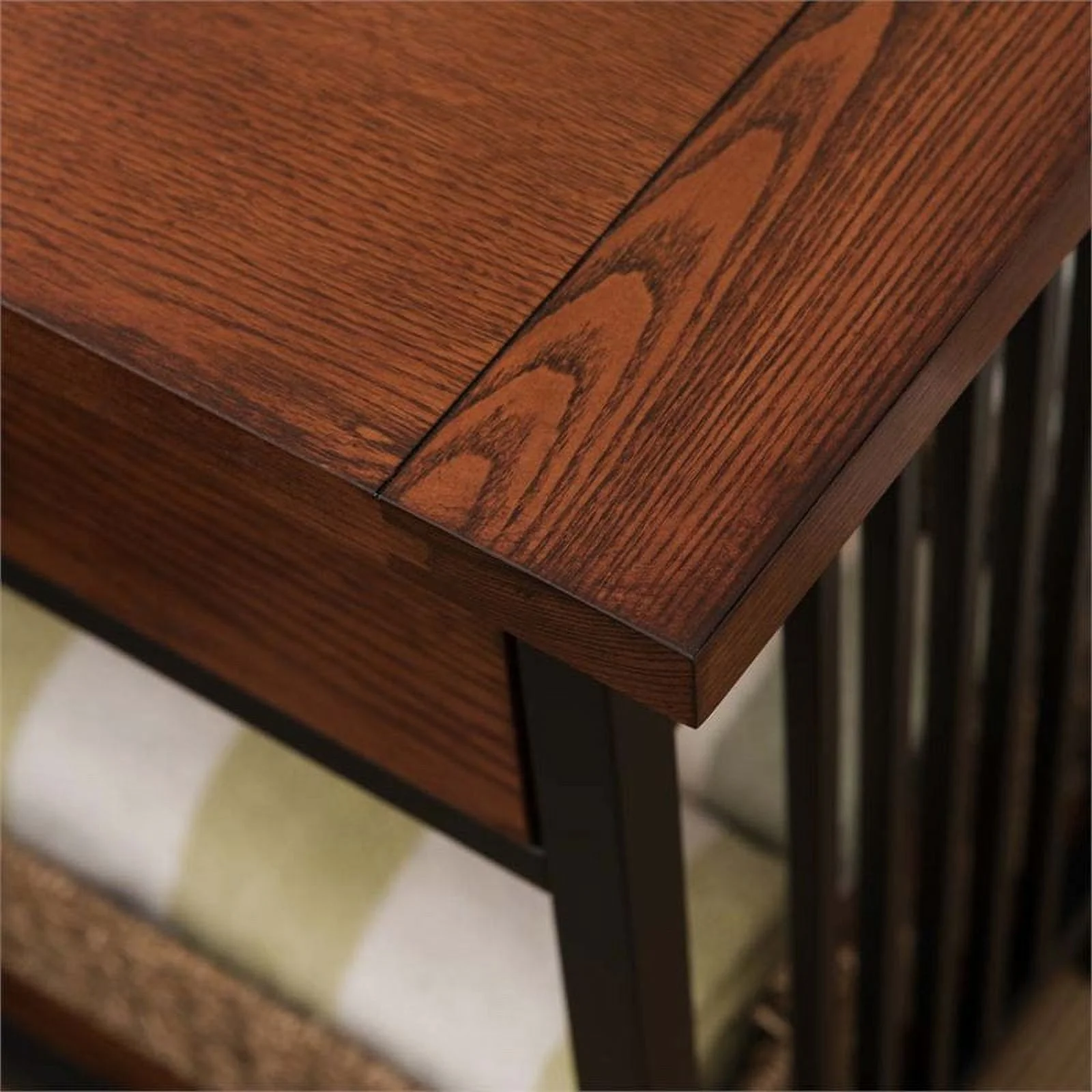 Bowery Hill 1 Drawer Nightstand in Mission Oak