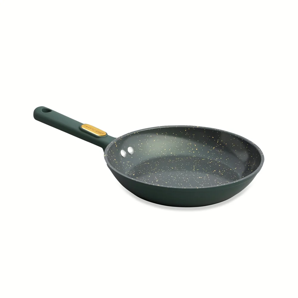 Thyme & Table Non-Stick 12-Piece Granite Cookware Set. Hunter Green