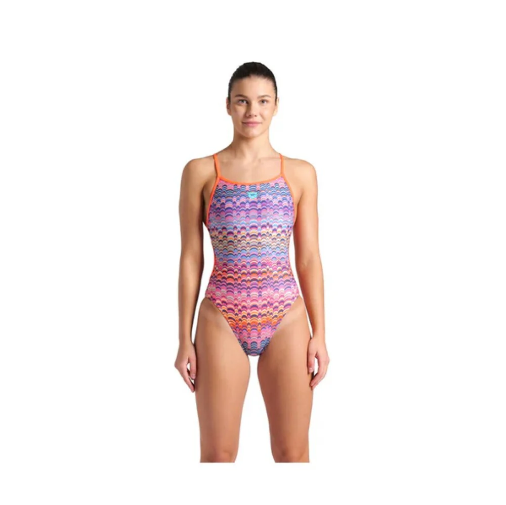 ARENA Women's Ondulation One Piece Swimsuit Lace Back