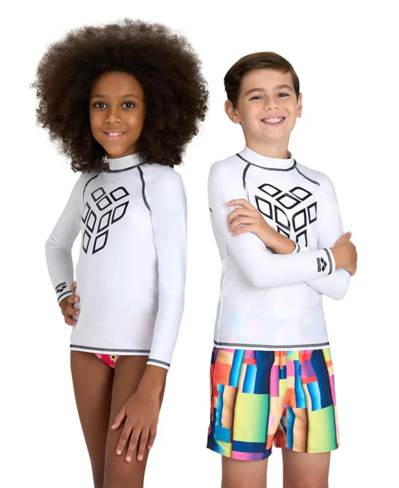 Unisex Jr Arena Rash Vest L/S Graphic