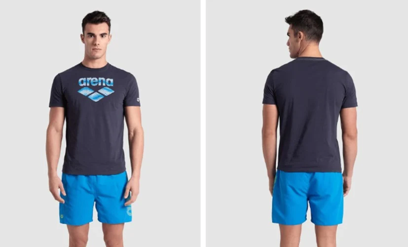 ARENA Men'S T-Shirt Solid Cotton