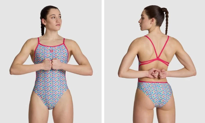 ARENA Women'S Starfish Swimsuit Lace Back