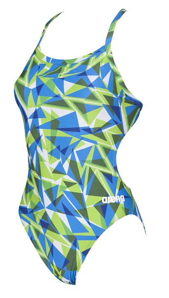 ARENA Women's Shattered Glass Challenged Back One Piece Swimsuit