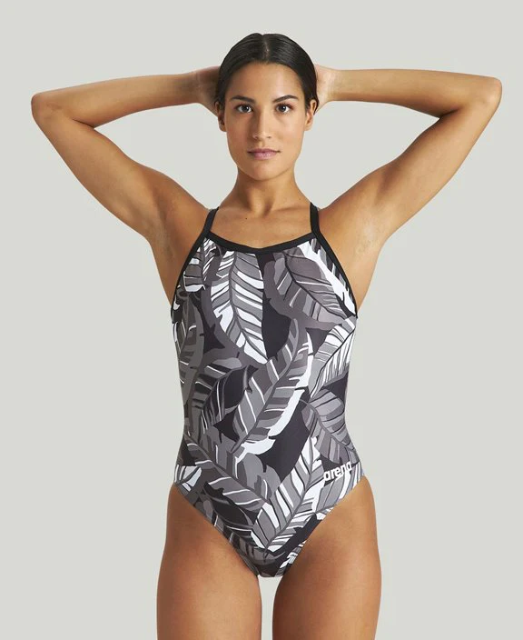 ARENA Tropicals Light Drop Back One Piece