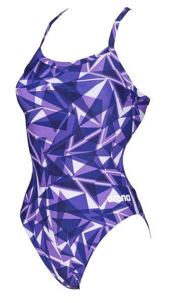 ARENA Women's Shattered Glass Challenged Back One Piece Swimsuit