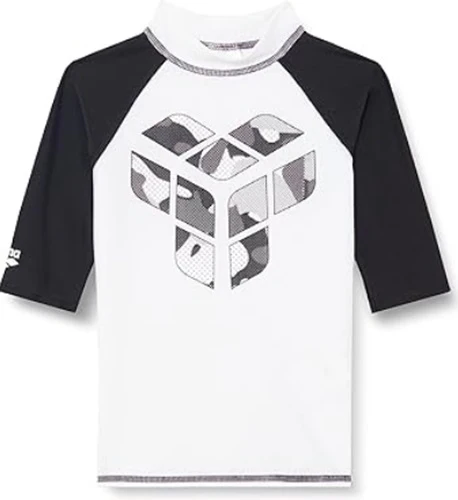 ARENA Unisex Jr Rash Vest S/S Graphic