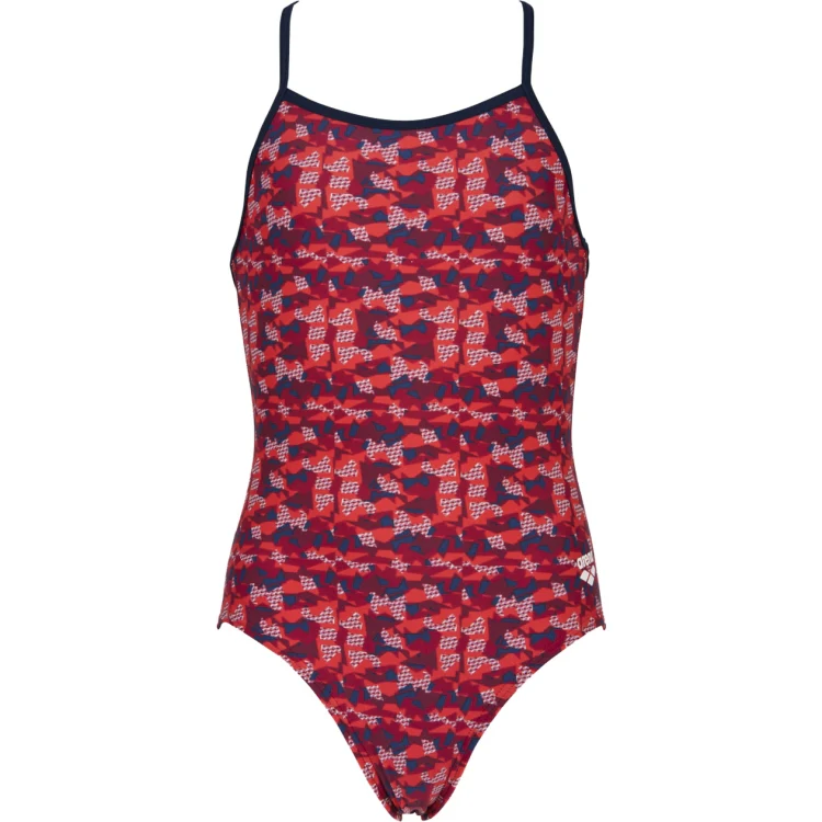 ARENA Girl's Network Light Drop Back One Piece Swimsuit