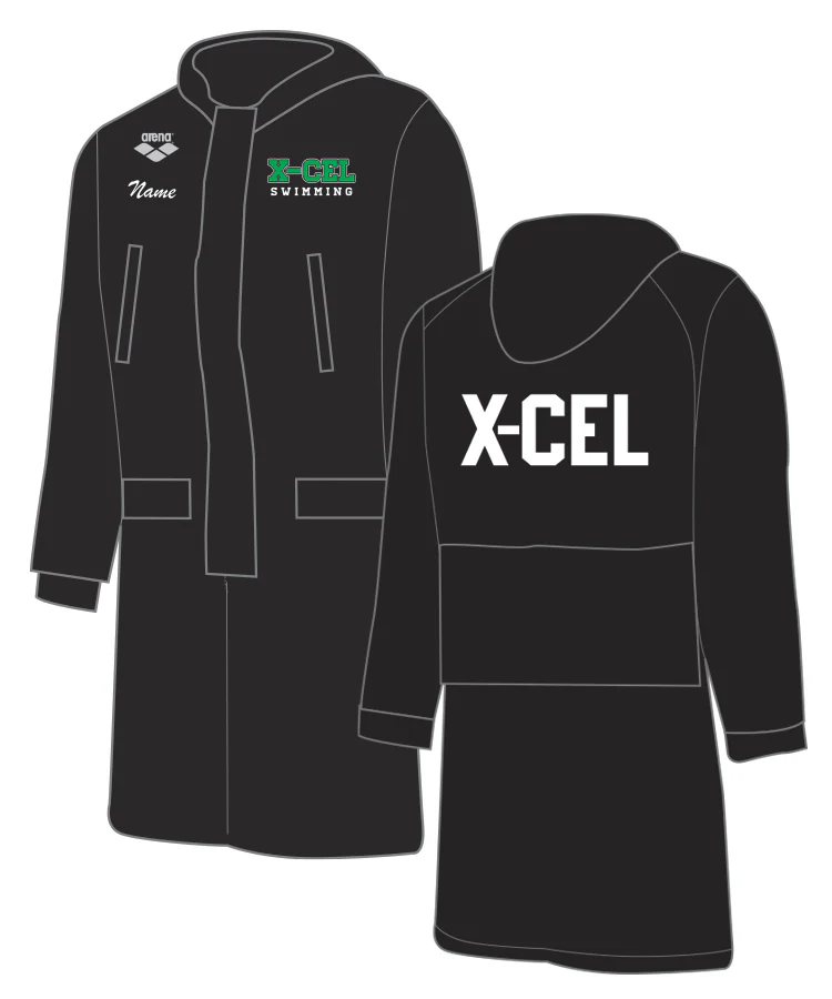 XCel Swimming  ARENA Team Solid Parka