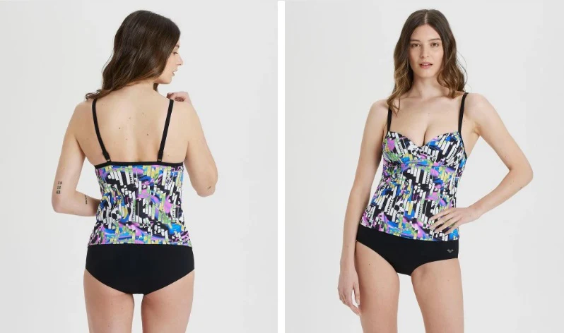 ARENA Women's Bodylift Tankini Carolina