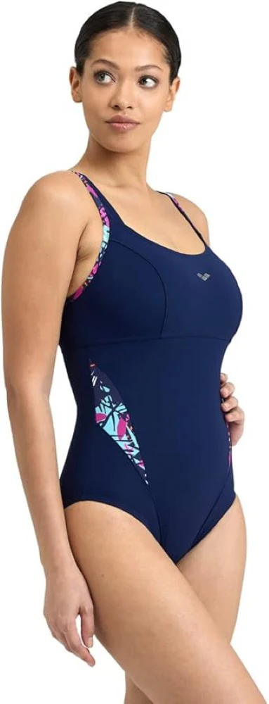 ARENA Women'S Bodylift Swimsuit Francy Strap Back Panel