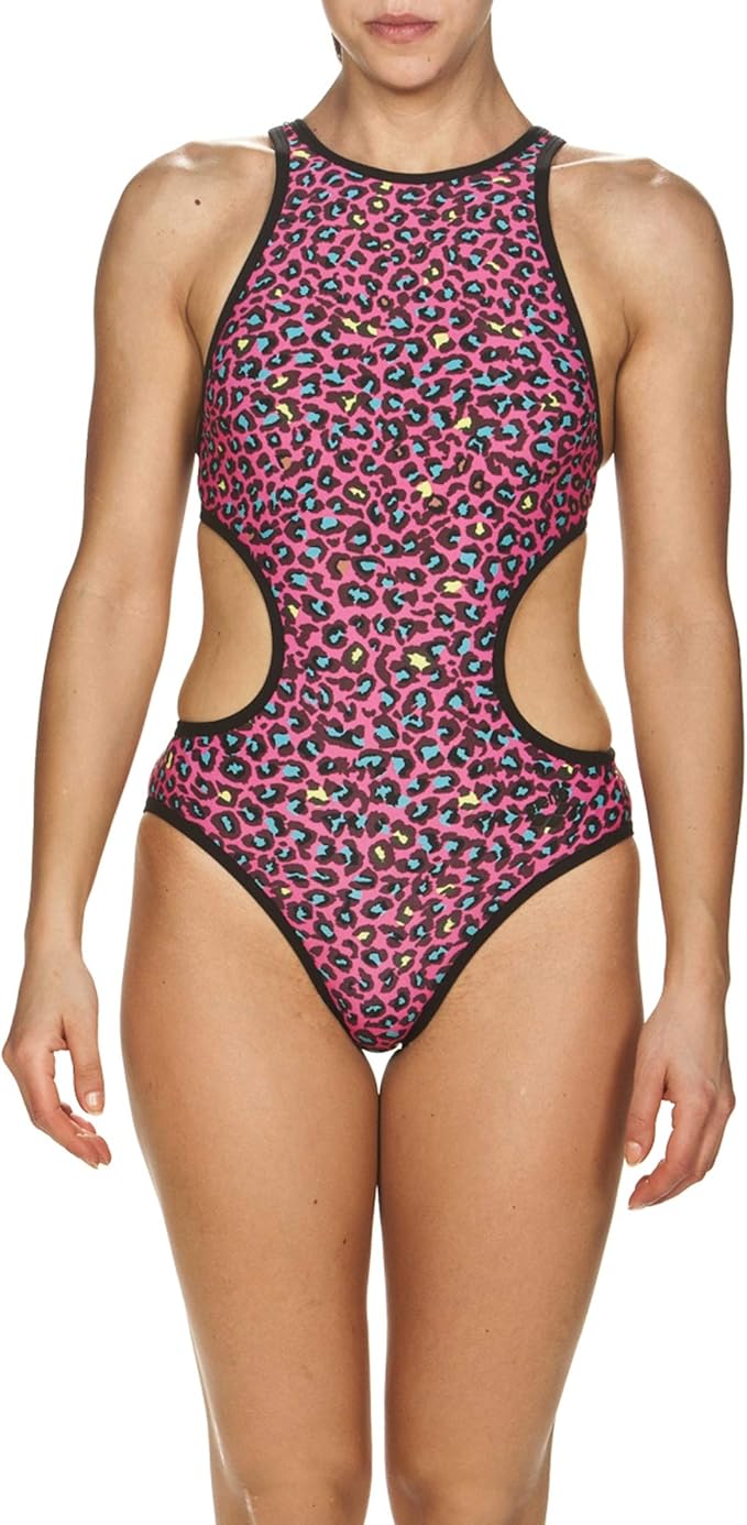 ARENA W Animal Stripe Booster Back One Piece