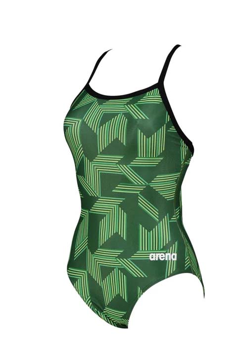 Arena Women's Puzzled Light Drop Back Swimsuit