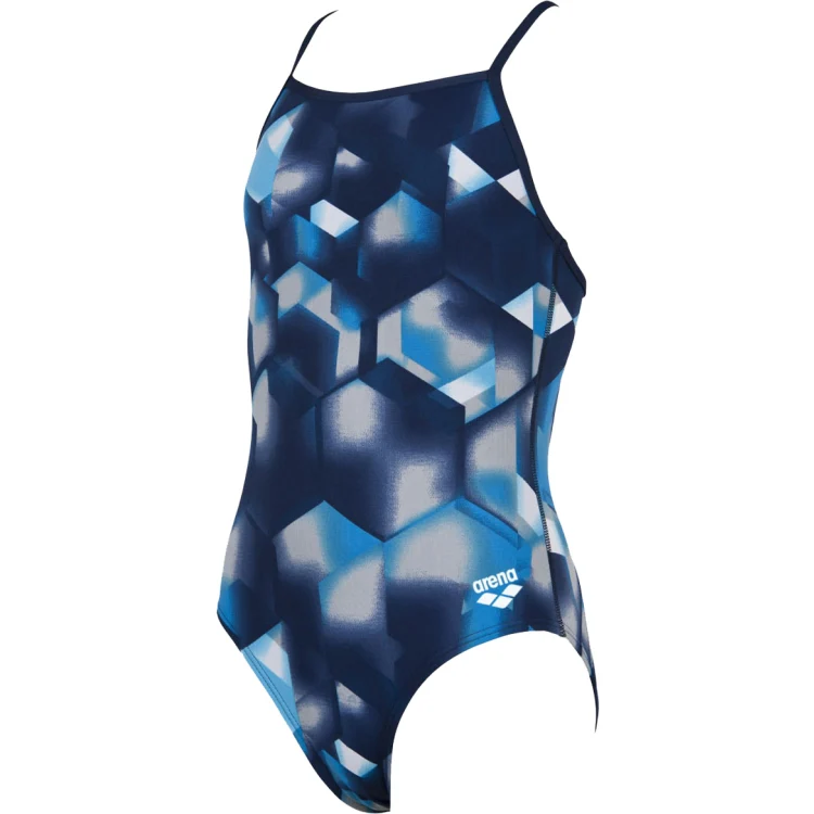 ARENA Girls' Lava Light Drop Back Swimsuit