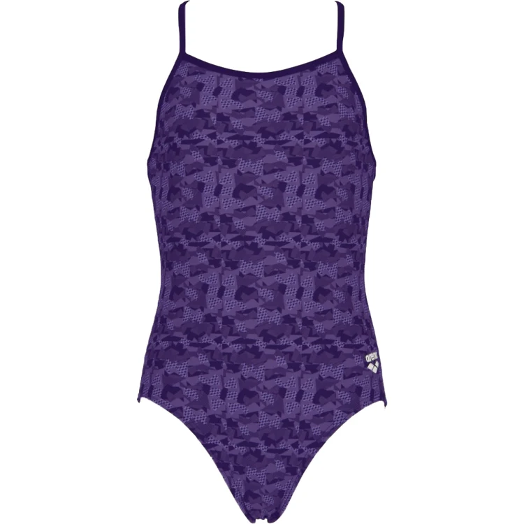 ARENA Girl's Network Light Drop Back One Piece Swimsuit