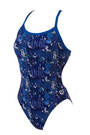 ARENA Waternity Graffiti Female Light Tech Back Youth
