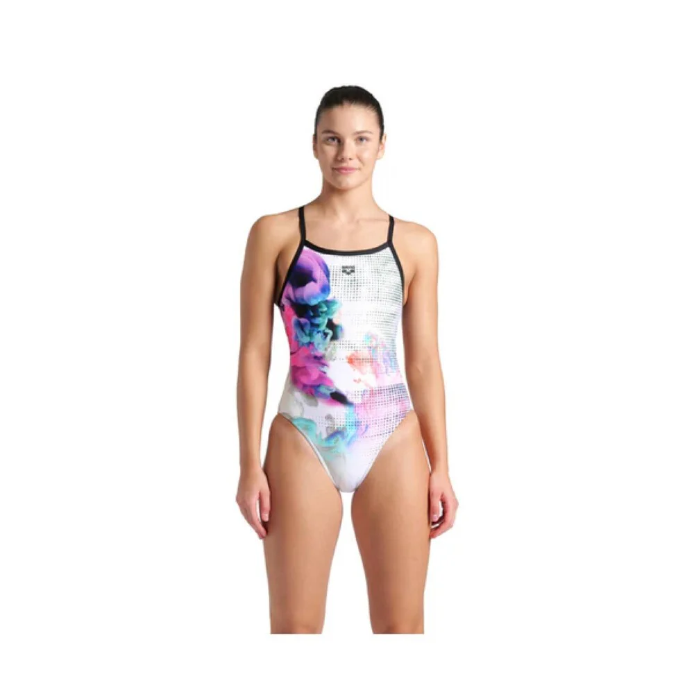 ARENA Women's Airbrush One Piece Swimsuit Challenge Back