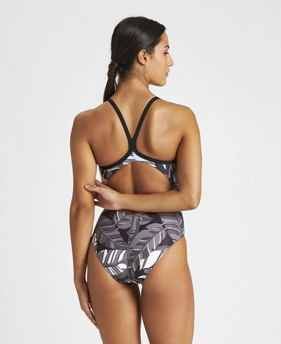 ARENA Tropicals Light Drop Back One Piece