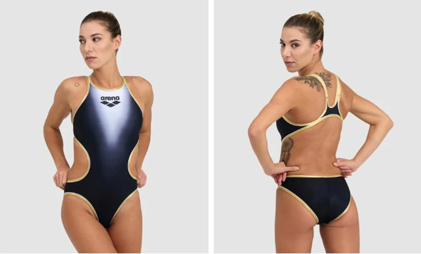 ARENA Women'S One Evanescence Swimsuit Tech Back