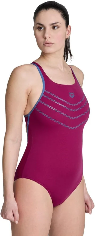 ARENA Women'S Losange V Swimsuit Swim Pro Back